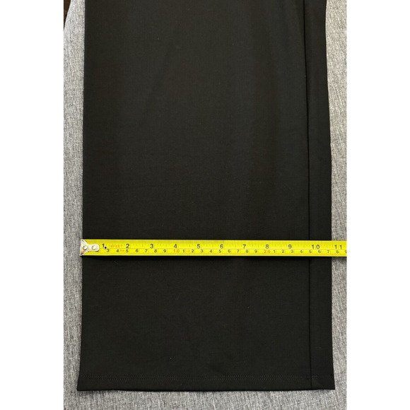 Nic + Zoe Drapey Ponte Wide leg ankle pant in Black Onyx Size Large - Picture 6 of 8